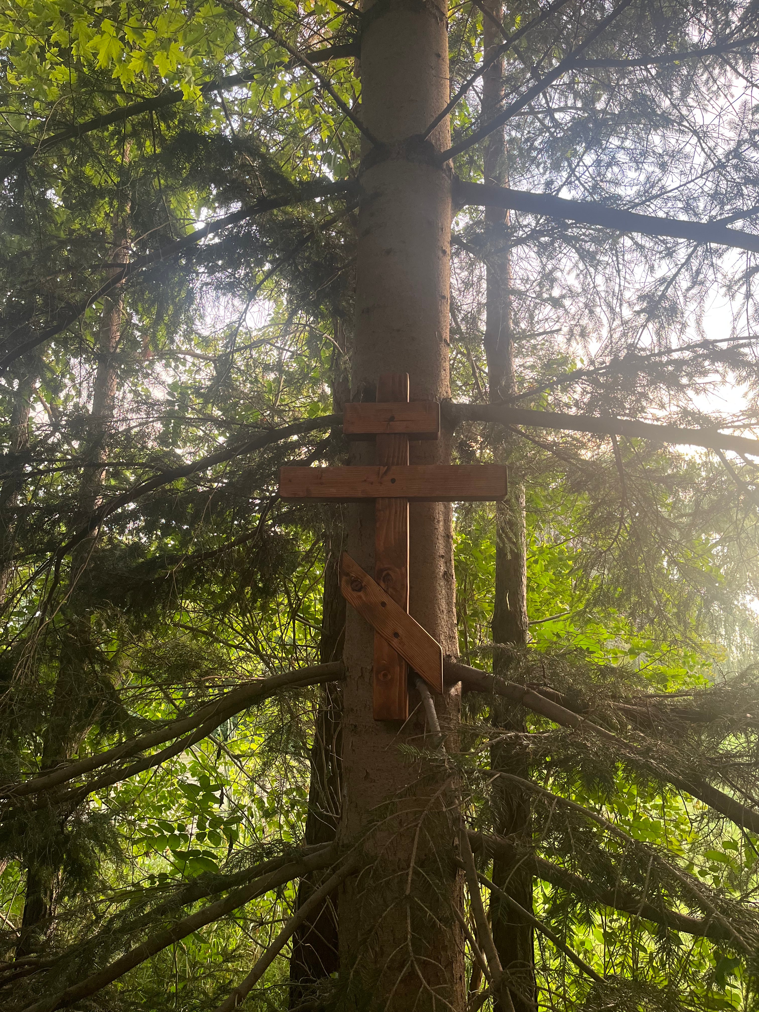 Handcrafted Orthodox Timber Cross