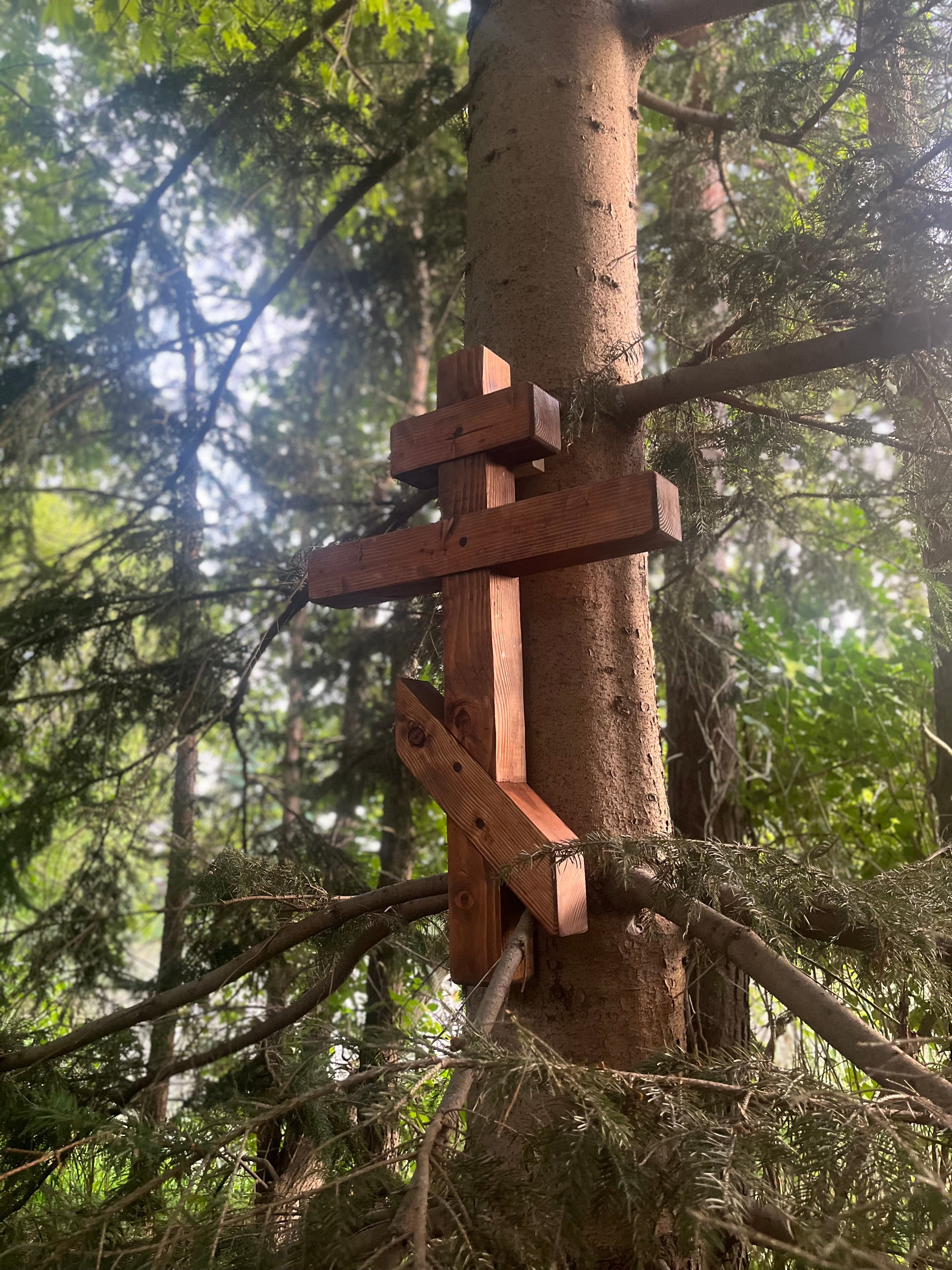 Handcrafted Orthodox Timber Cross