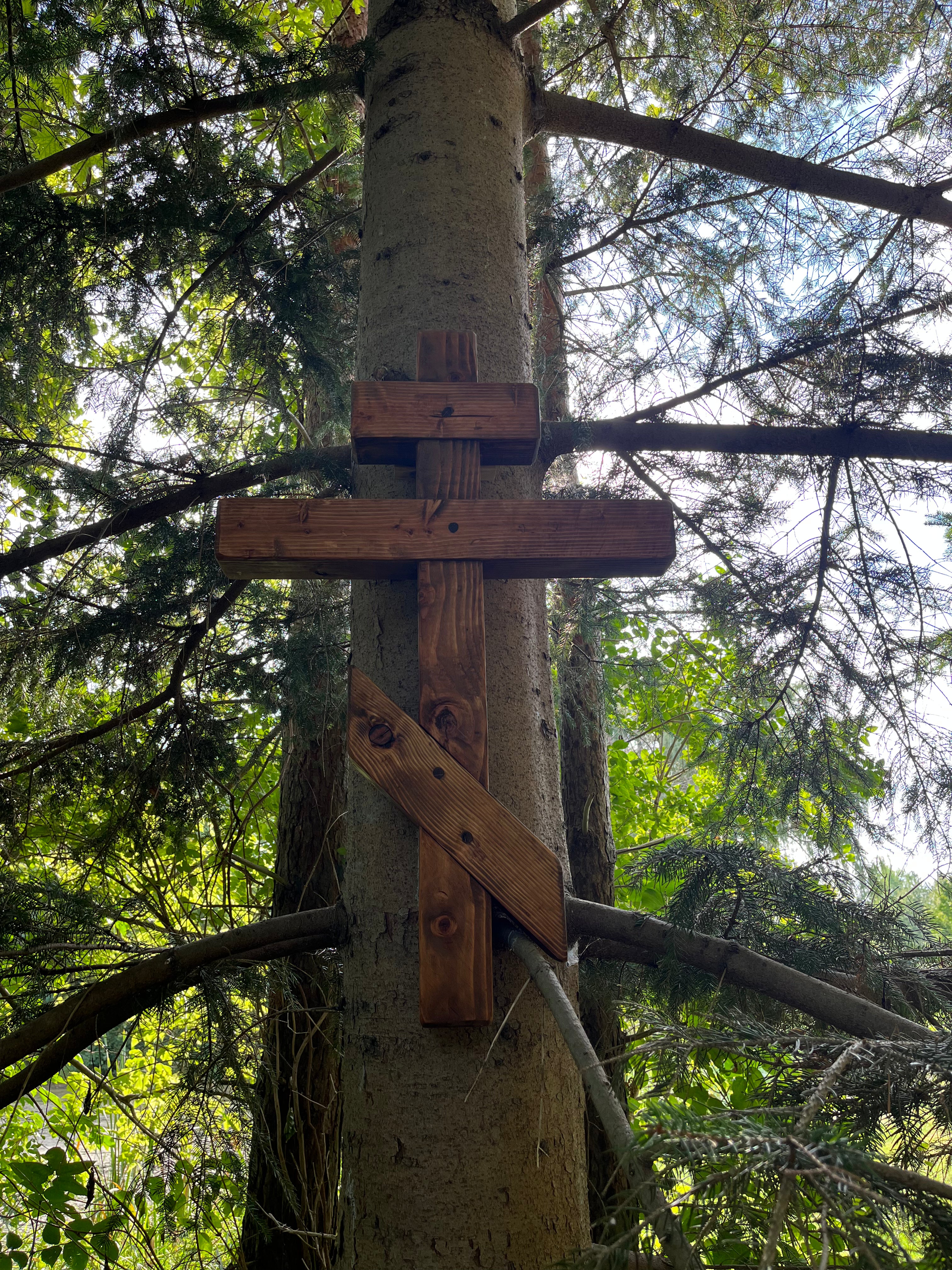 Handcrafted Orthodox Timber Cross