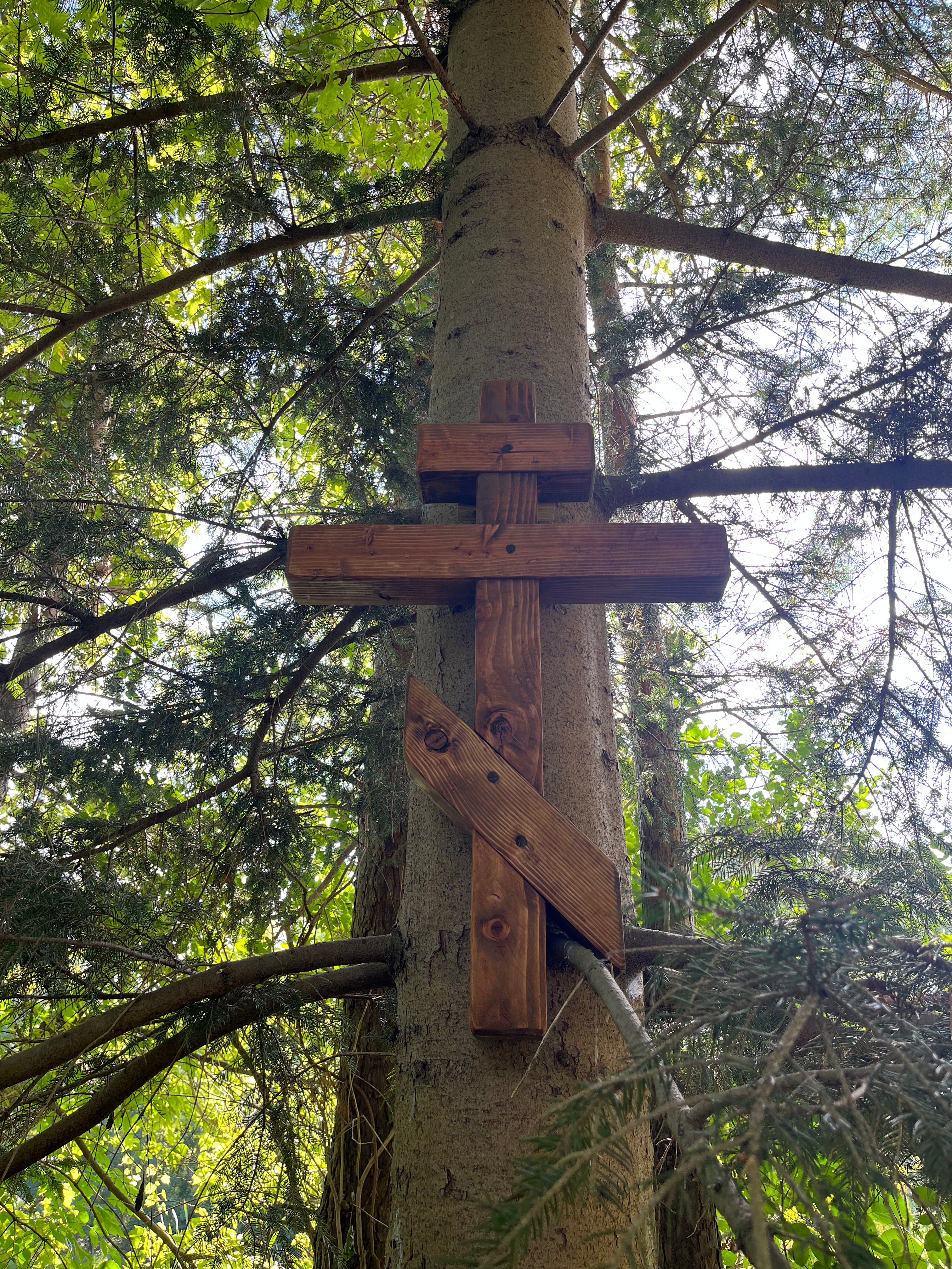 Handcrafted Orthodox Timber Cross