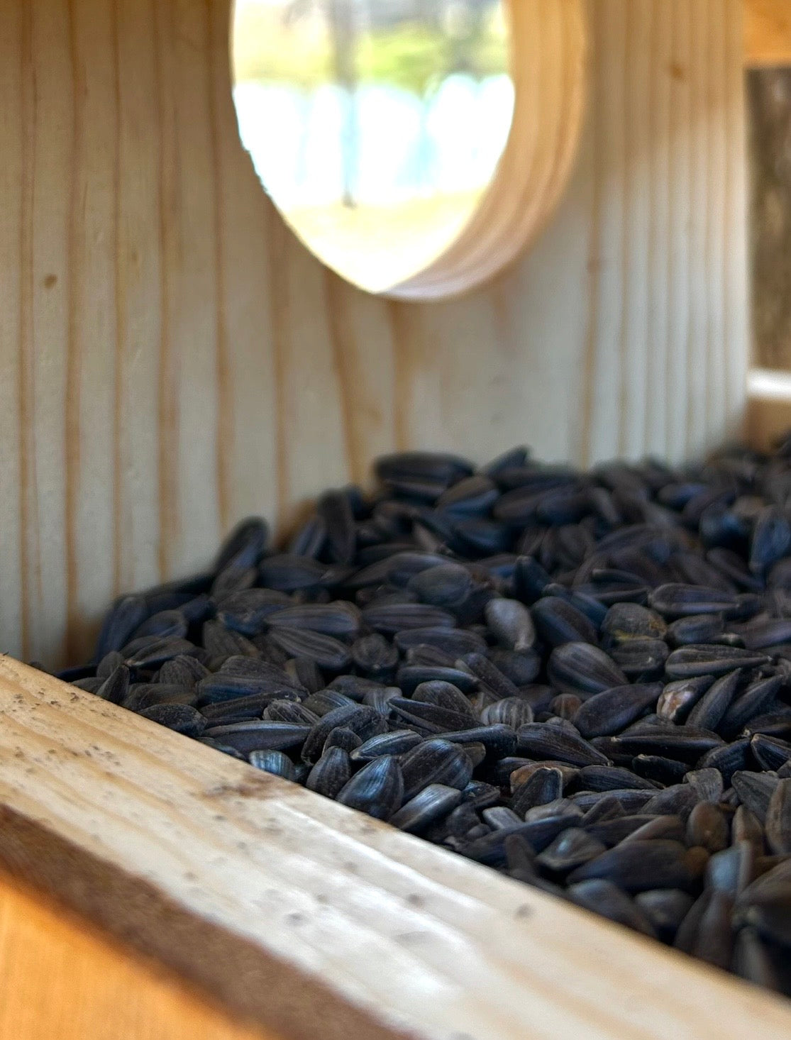 Handcrafted Wooden Bird Feeder