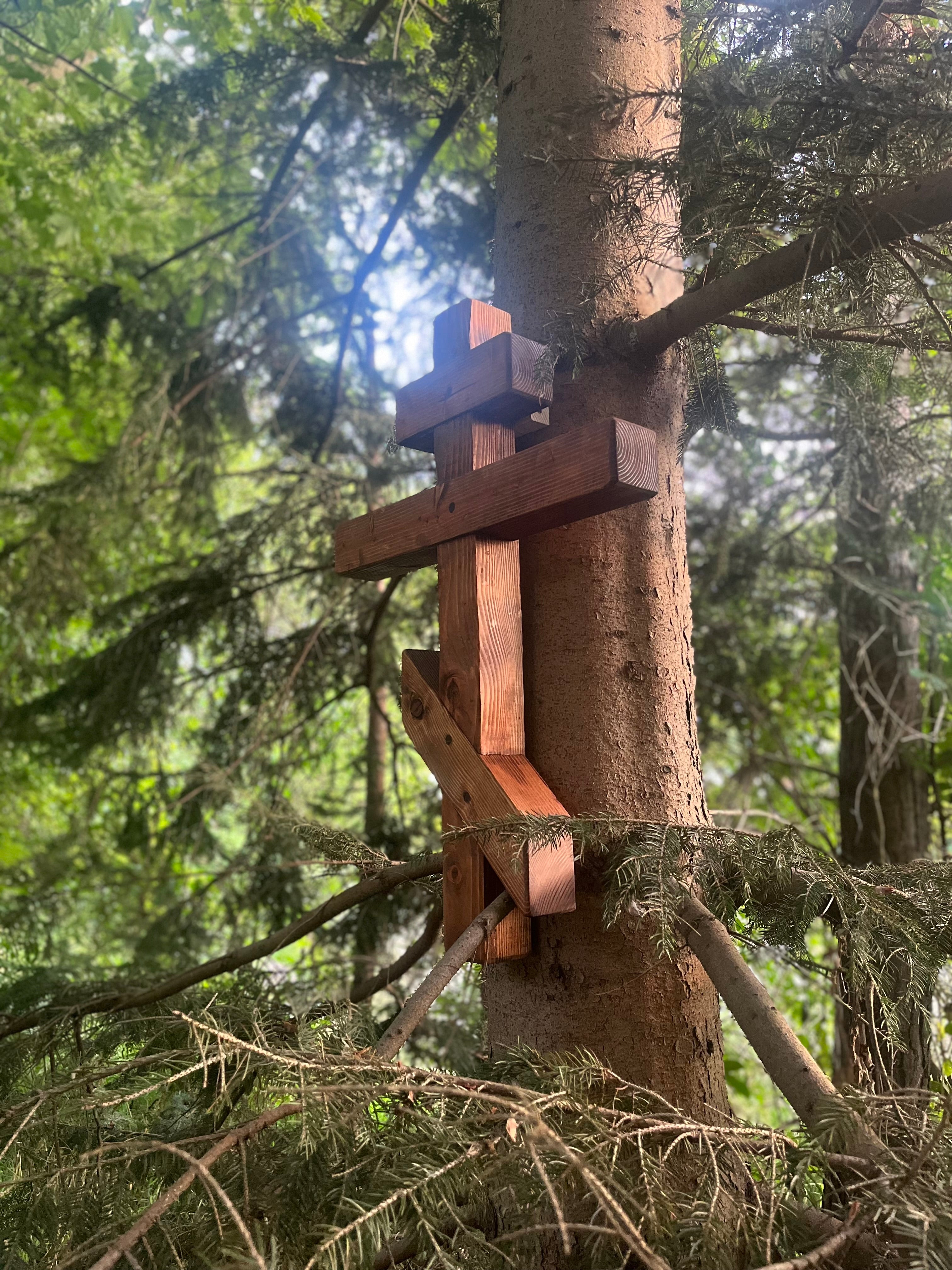Handcrafted Orthodox Timber Cross