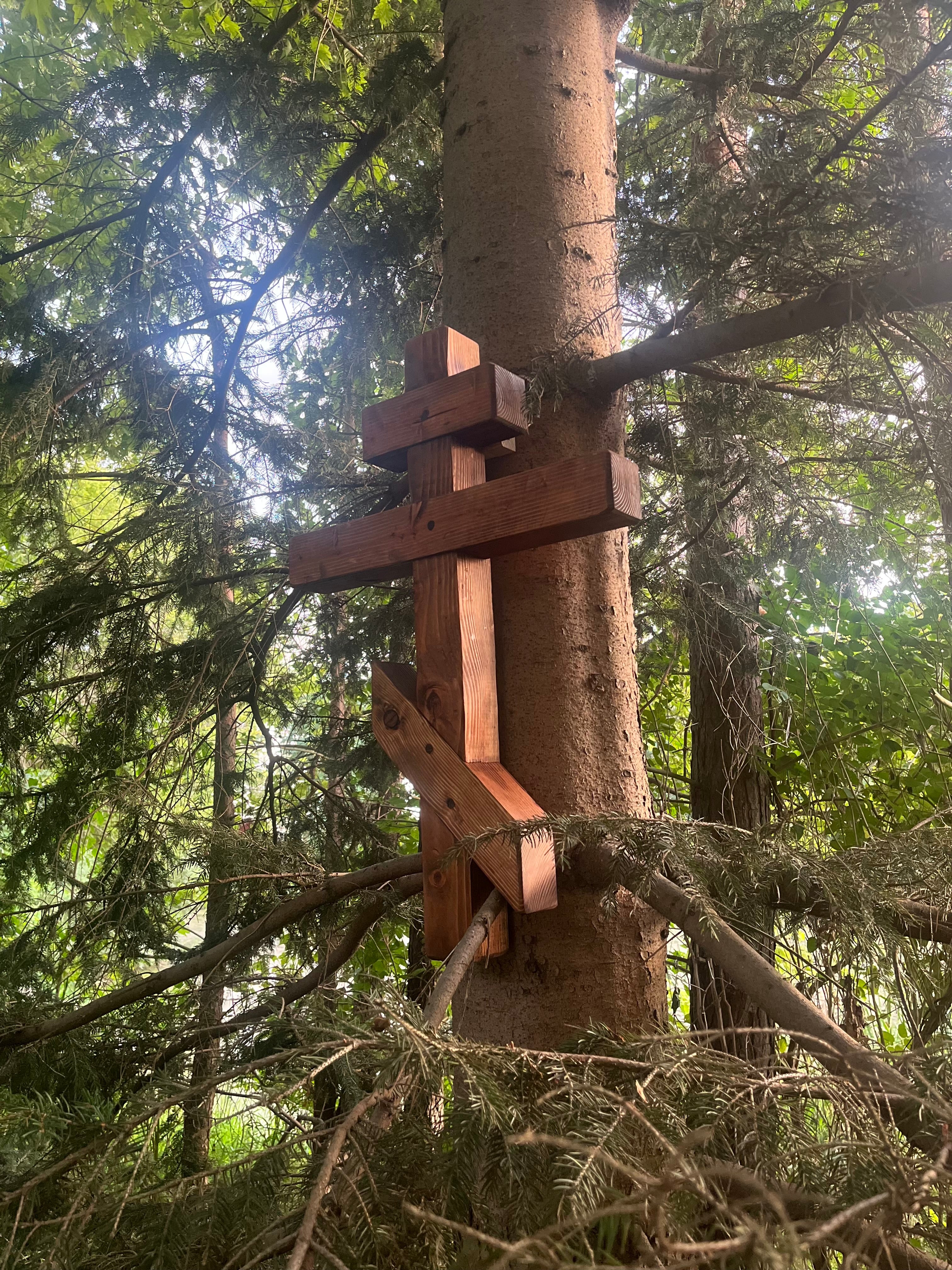 Handcrafted Orthodox Timber Cross