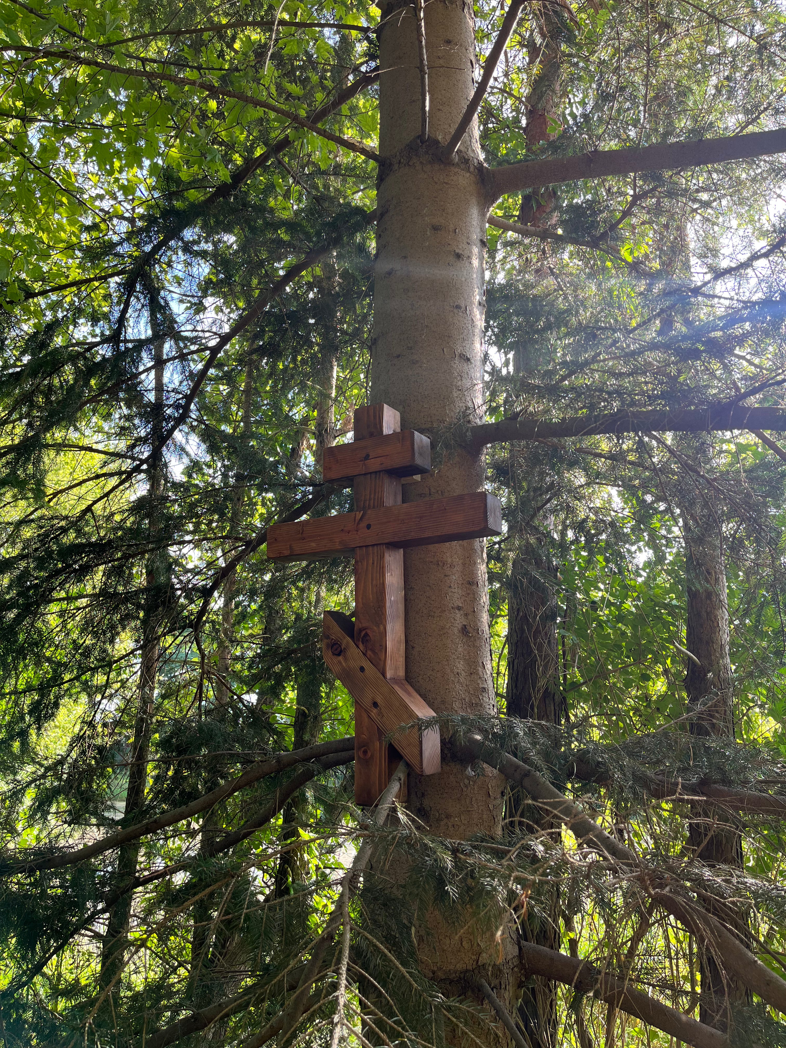 Handcrafted Orthodox Timber Cross
