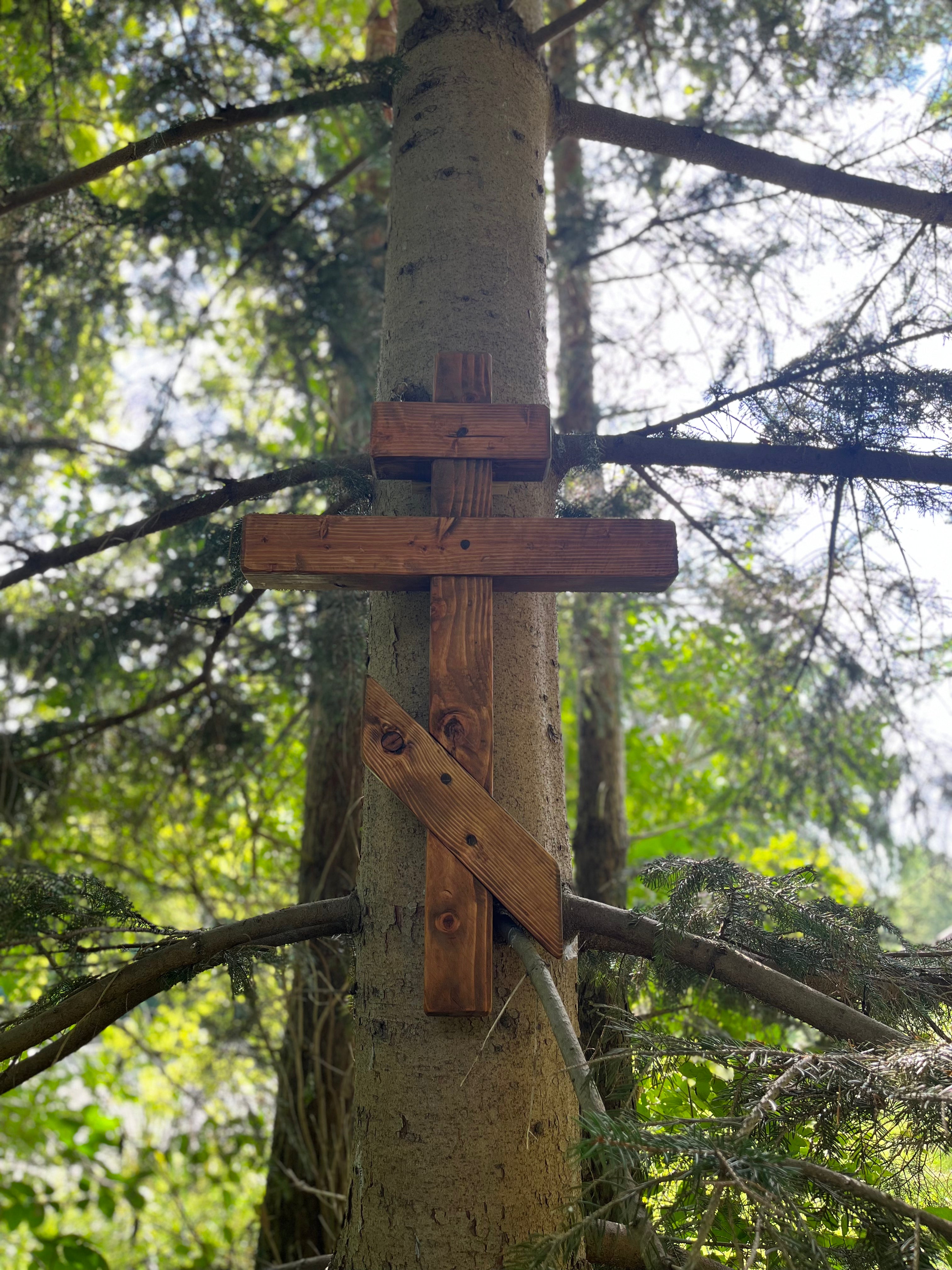 Handcrafted Orthodox Timber Cross